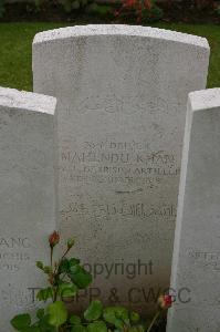 Lillers Communal Cemetery - Mahendu Khan, 
